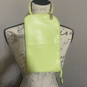 Simply Noelle Neon Green Wristlet